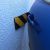 Doorado Αυτοκόλλητο αφρώδες προστατευτικό τοίχων γκαράζ με κίτρινες και μαύρες ανακλαστικές λωρίδες PARK-FWP5010BY