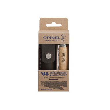 OPINEL Νo. 08 Inox - Οξυά & Θήκη για ζώνη (001089)