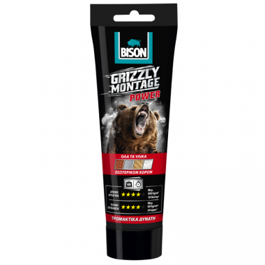 Bison Grizzly Montage Power Μονταζόκολλα Λευκή 250gr (28556)