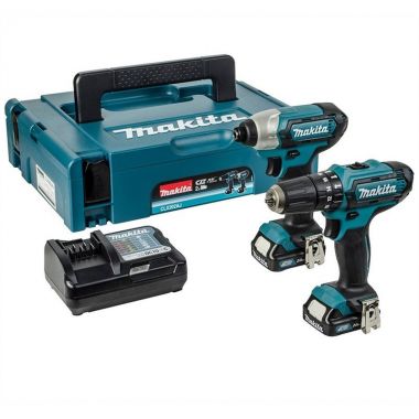 Makita CLX 228 AJ Σετ δραπανοκατσάβιδο κρουστικό και παλμικό κατσαβίδι