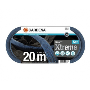 GARDENA Λάστιχο Υφασμάτινο Λιανό 13mm 20Μ-Σετ με Ακροφύσιο & Συνδέσμους OGS