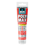 Bison Poly Max Crystal Express Σφραγιστική Σιλικόνη Διάφανη 115g (22774)