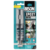 Bison Εποξική Κόλλα Μετάλλων 2 Συστατικών Γκρι 24ml (66628)