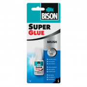 Bison Υγρή Κόλλα Στιγμής Super Glue Brush Μικρού Μεγέθους 5gr (26532)